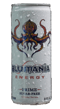 BLUMANIA energy energydrink sugarfree sugar free Sticker