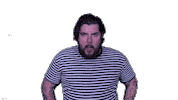 Suprise Finger Guns Sticker by Bongo's Bingo