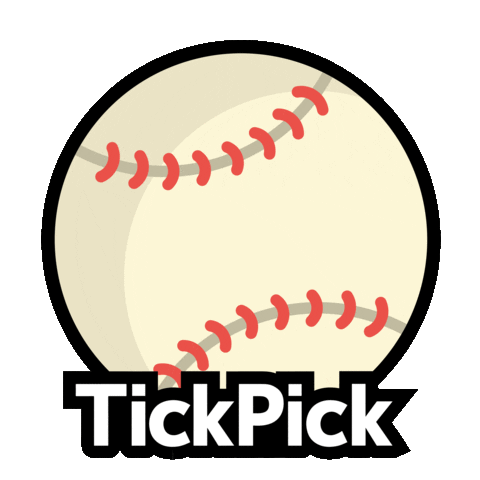 tickpick baseball mlb major league baseball baseball fan Sticker