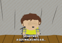 stage speaking GIF by South Park 