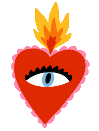 Heart Love Sticker by Bodil Jane