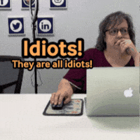 Social Media Manager Idiots GIF