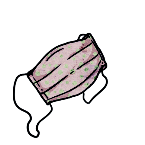 yaizajr giphyupload dance pink mask Sticker