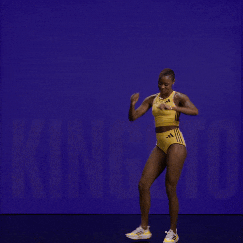 Track And Field Dancing GIF by Grand Slam Track