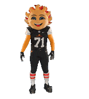 FiestaBowl football sun mascot touchdown Sticker