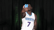 basketball wink GIF by Charlotte Hornets