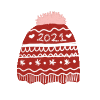 Christmas Hat Sticker