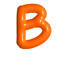 Alphabet B Sticker