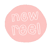 Pink Reels Sticker by veggiekins