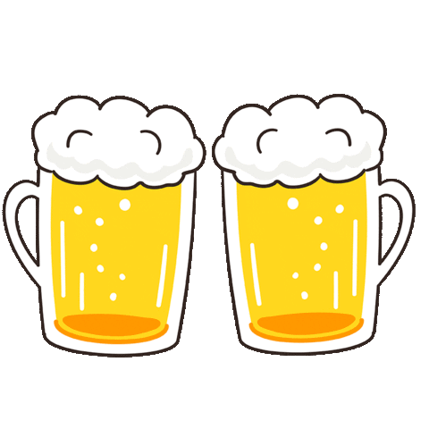 Cheers Salute Sticker by City of Brussels