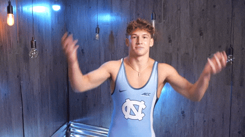 University Of North Carolina Wrestling GIF by UNC Tar Heels