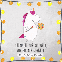 Artist Unicorn GIF by Mr. & Mrs. Panda