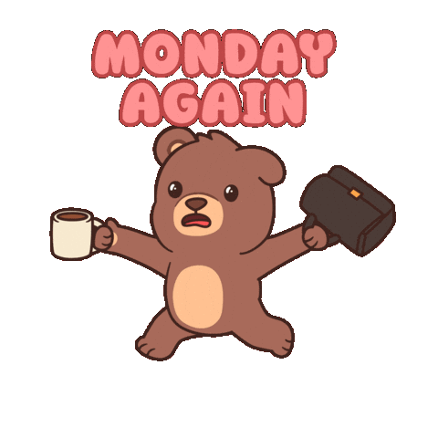 Working On My Way Sticker by BEARISH