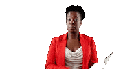 Excited Black Woman Sticker by Ennov-Action