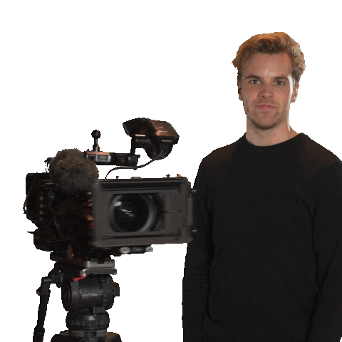 HoensCreative 360 cameraman cameravrouw hoens Sticker