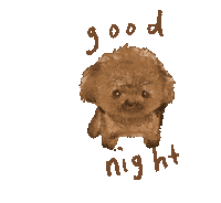 Night Poodles Sticker