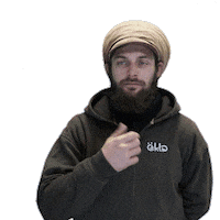 Beard Rasta Sticker by Oeklo