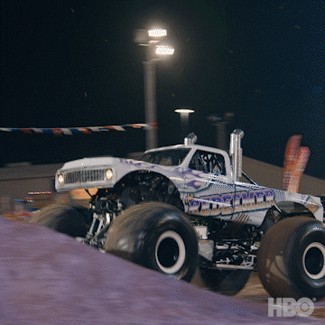 Monster Truck Fire GIF by The Righteous Gemstones