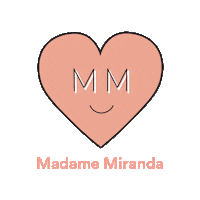heart love Sticker by MadameMiranda