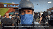 Protesting Know Your Rights GIF by ACLU