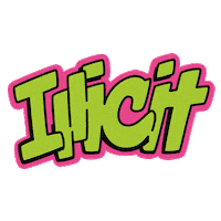 illicitskate illicit illicitskate Sticker