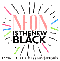 makeup neon Sticker by Jamalouki