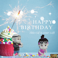 Happy Birthday Monkey GIF by Zhot