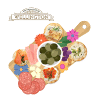 Spring Cheese And Crackers Sticker by Wellington Crackers