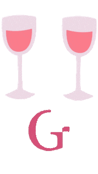Cheers Wine Sticker by Grillette