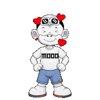 Vibing I Feel Sticker by Zhot Shop