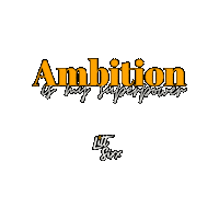 LittSixx ambition is my superpower Sticker