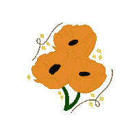 Flower Sticker