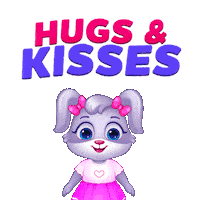 Love You So Much Hearts Sticker by Lucas and Friends by RV AppStudios