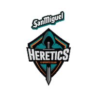 Team Heretics Sticker by Cervezas-San-Miguel