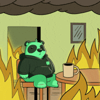 Stressed Everything Is Fine GIF by SuperVerse