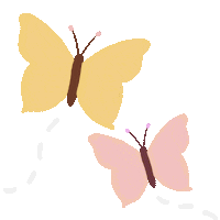 Spring Butterfly Sticker