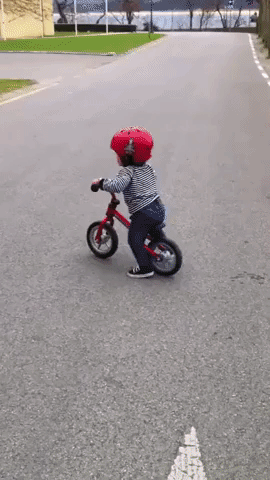 Baby Loves Cycling