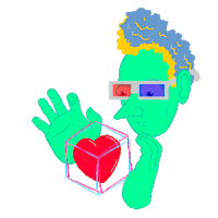 Heart Love Sticker by Zachary Sweet