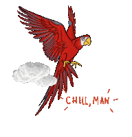 depressedcitizens nft chill relax smoke Sticker