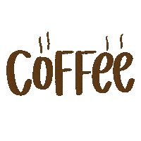 jashywrites coffee sticker typography calligraphy Sticker
