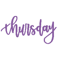 Typography Thursday Sticker