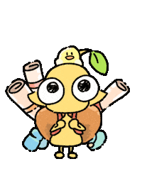 Yellow Pikmin Sticker by akari_tatata