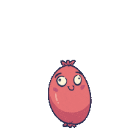 Quillustration happy dance food omg Sticker