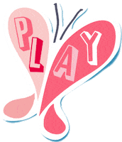 Pink Play Sticker by Smoofl
