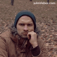 Sad Monday GIF by SubtitleBee