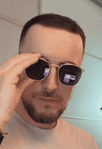 Sunglasses GIF by bartek ujma