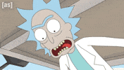 Screaming Rick And Morty GIF by Adult Swim