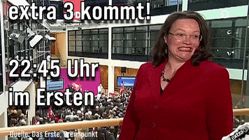 x3 nahles GIF by extra3