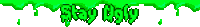 Pixel Stay Ugly Sticker