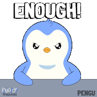 Angry No More Sticker by Pudgy Penguins